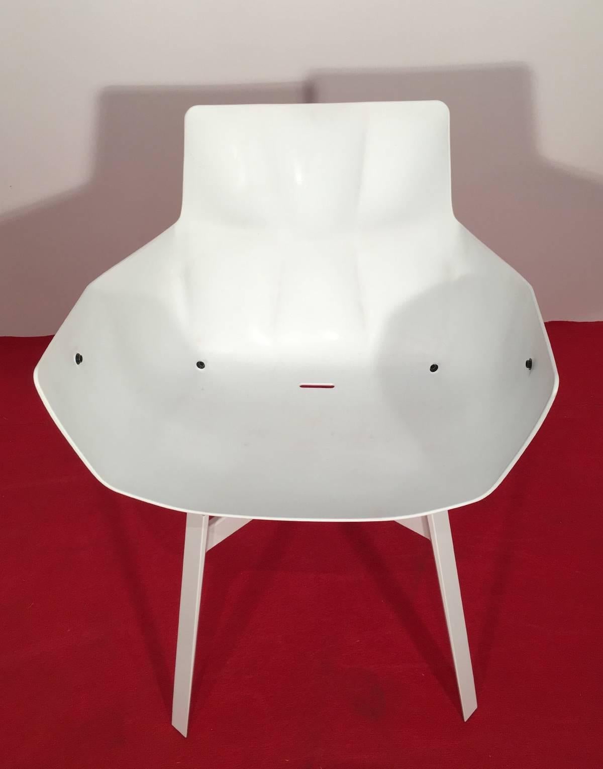 Futurist 21st Century Patricia Urquiola Design Set of Six Husk Swivel Chairs, 2011 For Sale