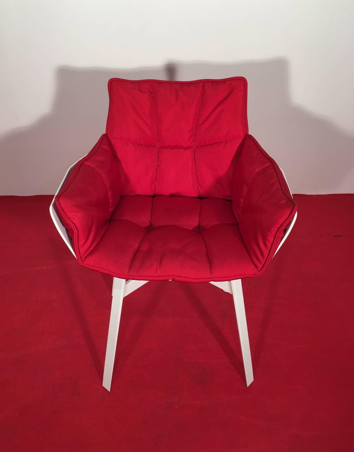 21st Century Patricia Urquiola Design Set of Six Husk Swivel Chairs, 2011 For Sale 1