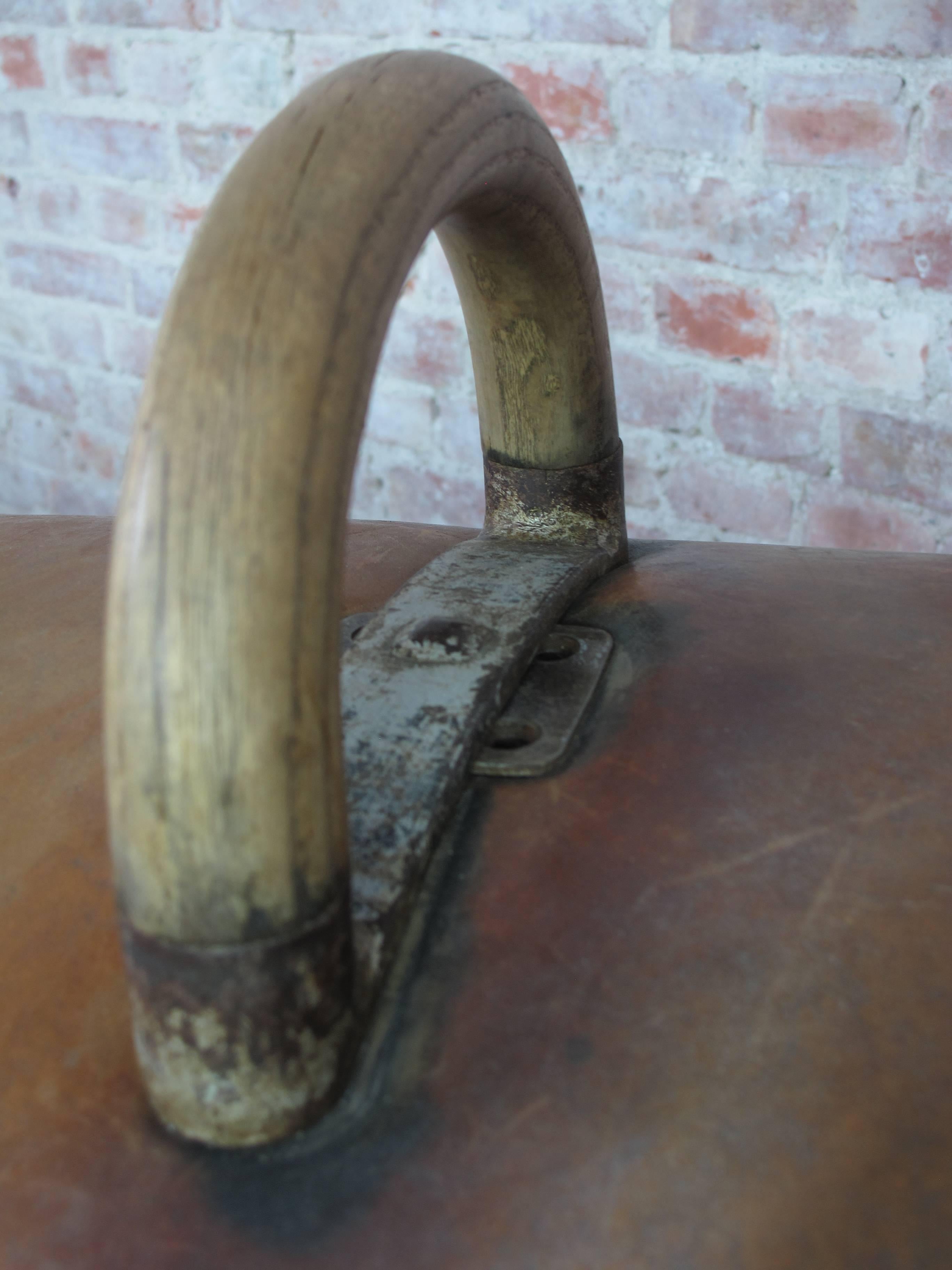 Industrial Antique Gymnastics Pommel Horse from 1930s
