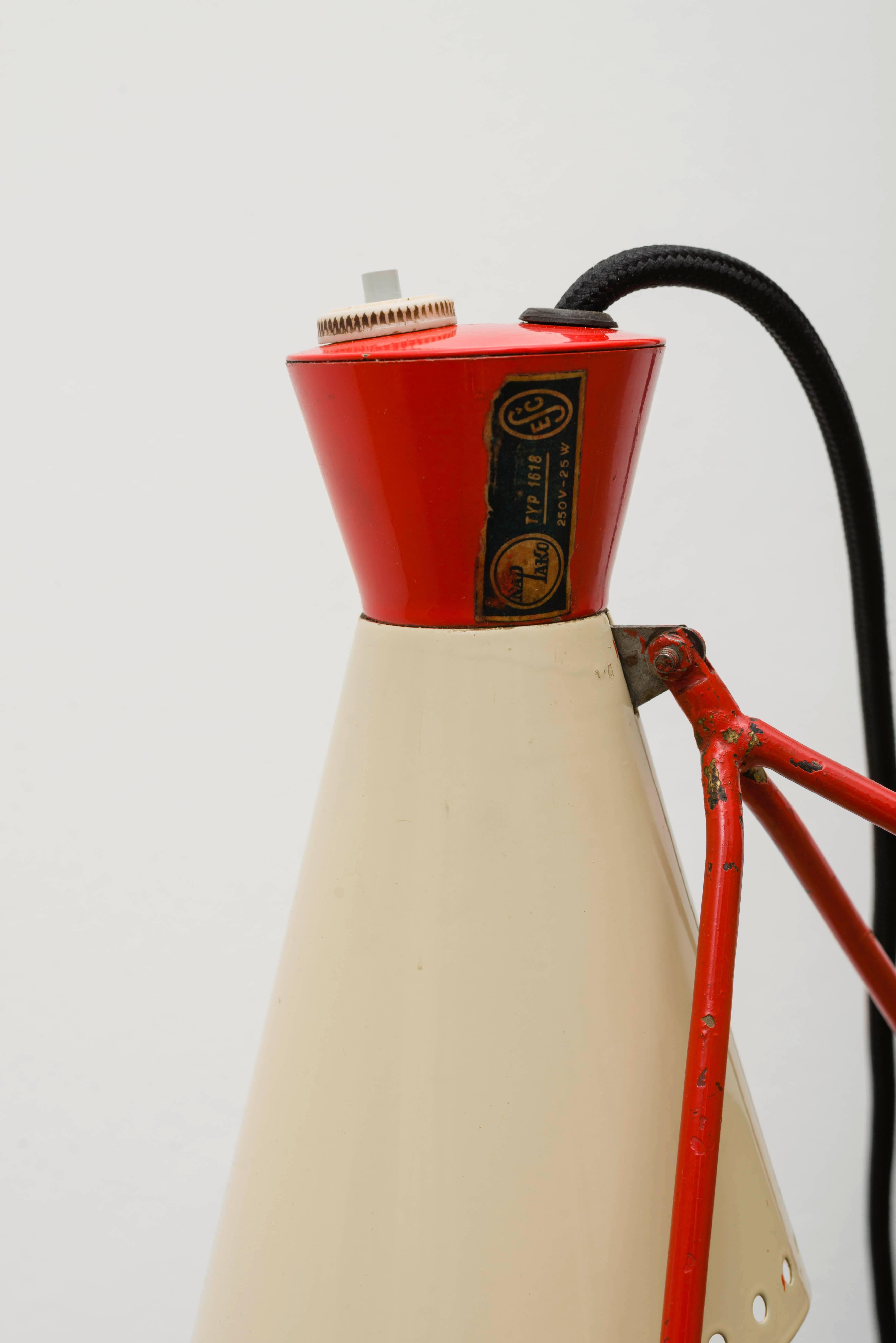 Table Lamp No. 1618 by Josef Hurka for Napako, 1950 In Good Condition In Wien, AT