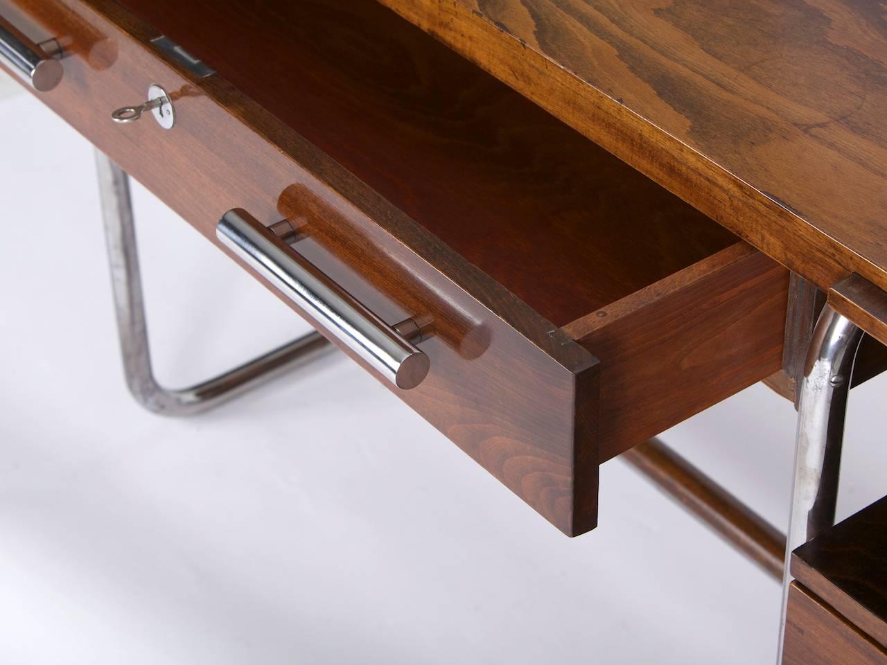 Rare Czech Bauhaus Desk by Hynek Gottwald 2