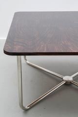 Vintage Czech Tubular Steel Coffee Table, 1930s