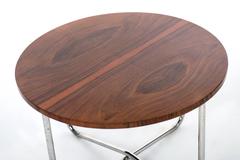 Vintage Czech Tubular Steel Framed Coffee Table, 1930s