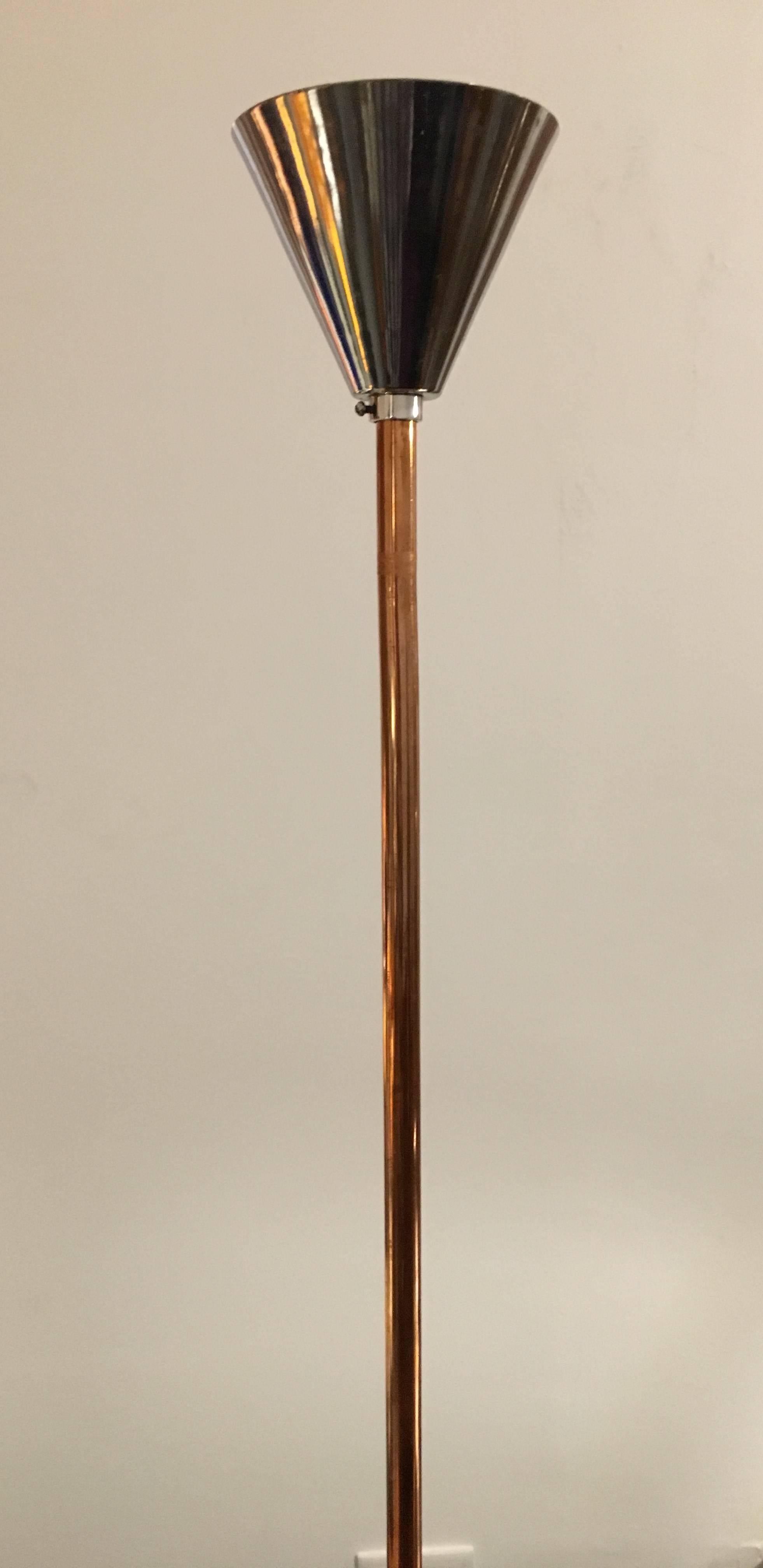 Mid-Century Modern Mid-Century Copper Chandelier from Drupol, 1960s