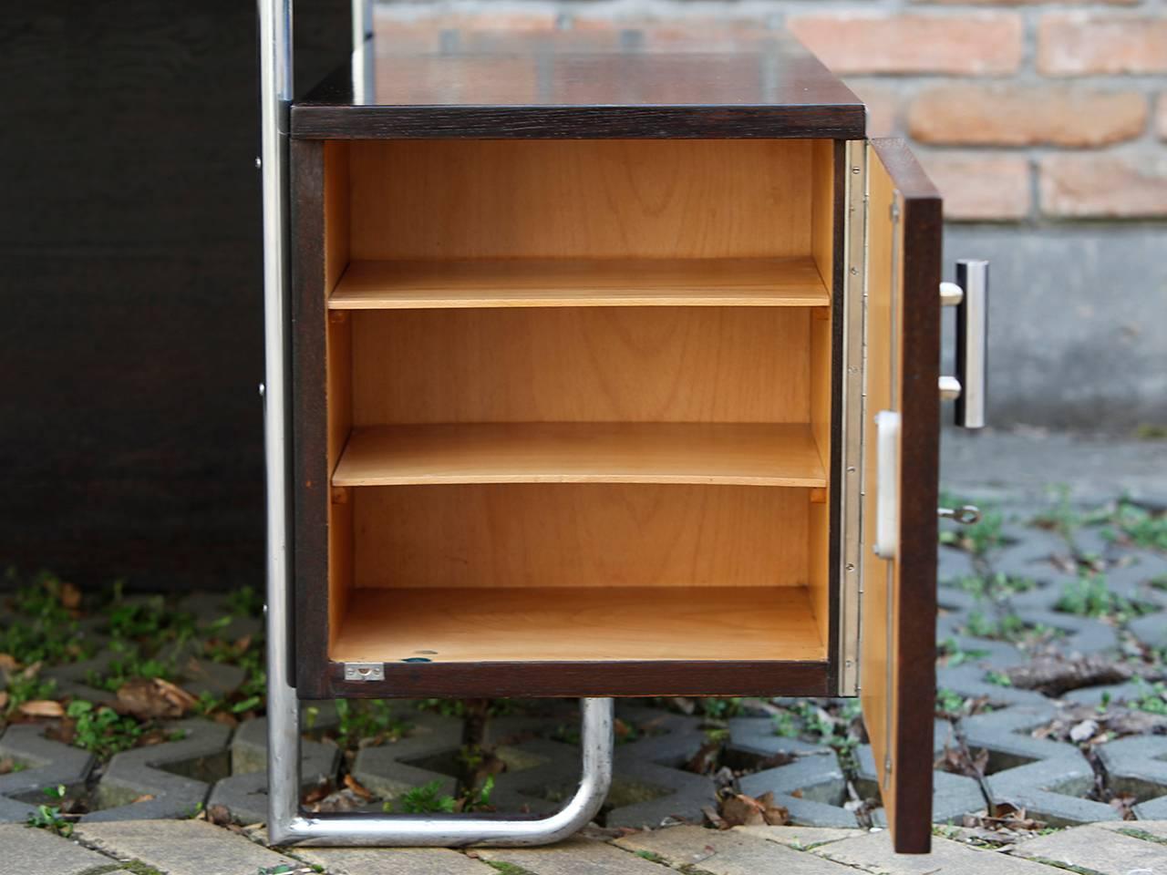 Stainless Steel Large Architect's Desk from Mücke Melder, 1930s