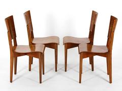 Model H-59 Dining Chairs by Jindrich Halabala for UP Zavody, 1930s, Set of Four