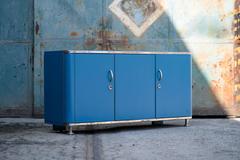 Functionalist Tubular Steel Sideboard, 1930s