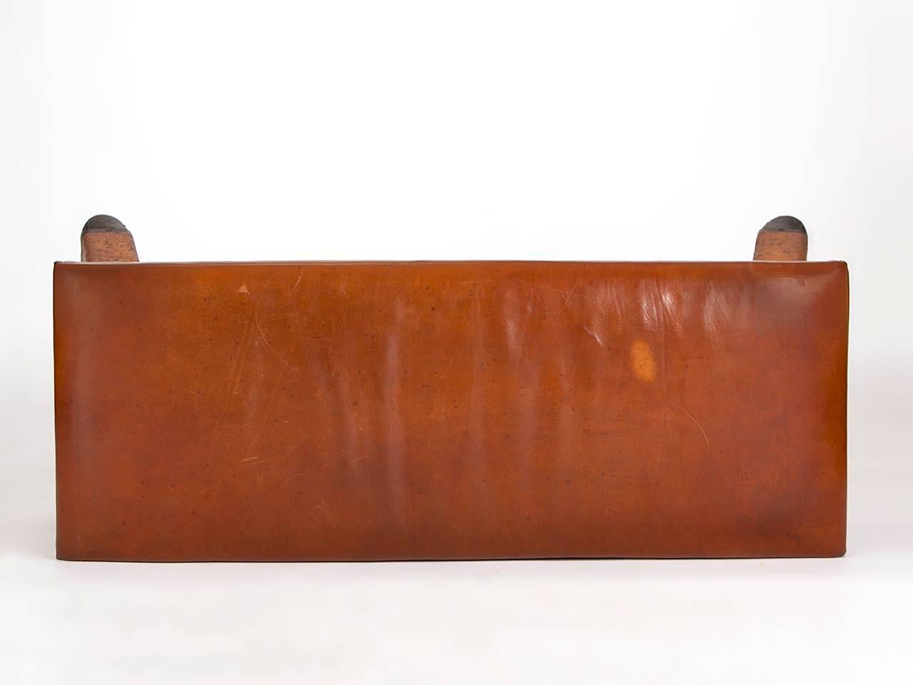 Leather Gym Bench, 1930s In Good Condition In Wien, AT