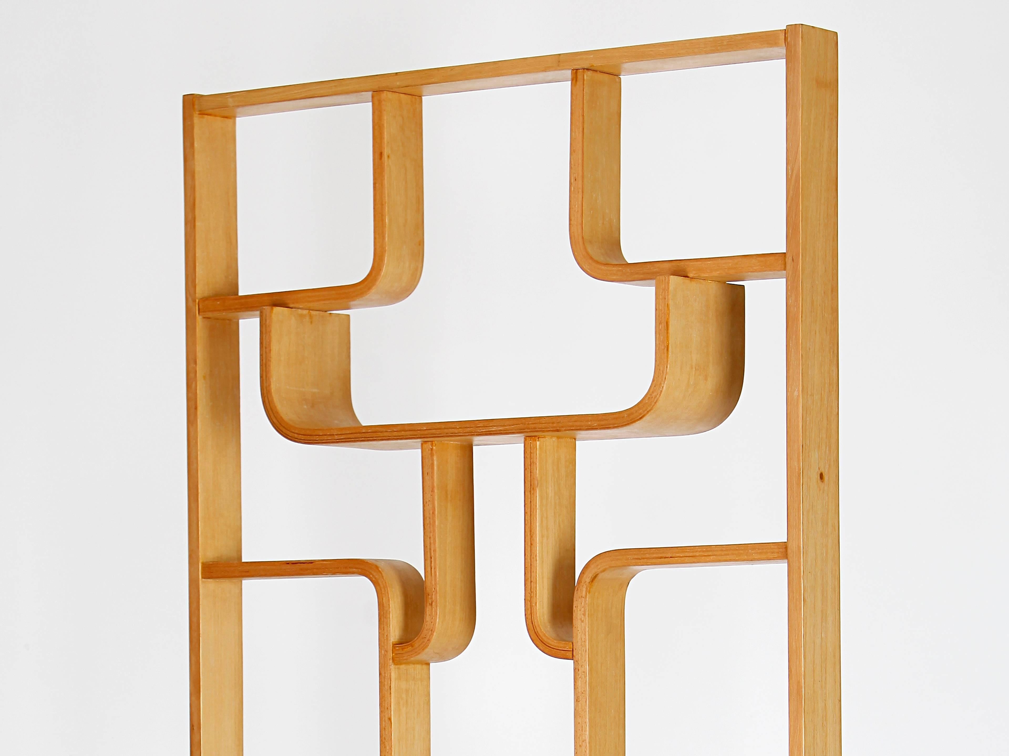 Room Divider by Ludvik Volak for Drevopodnik Holesov, 1960s, Restored (Eichenholz)