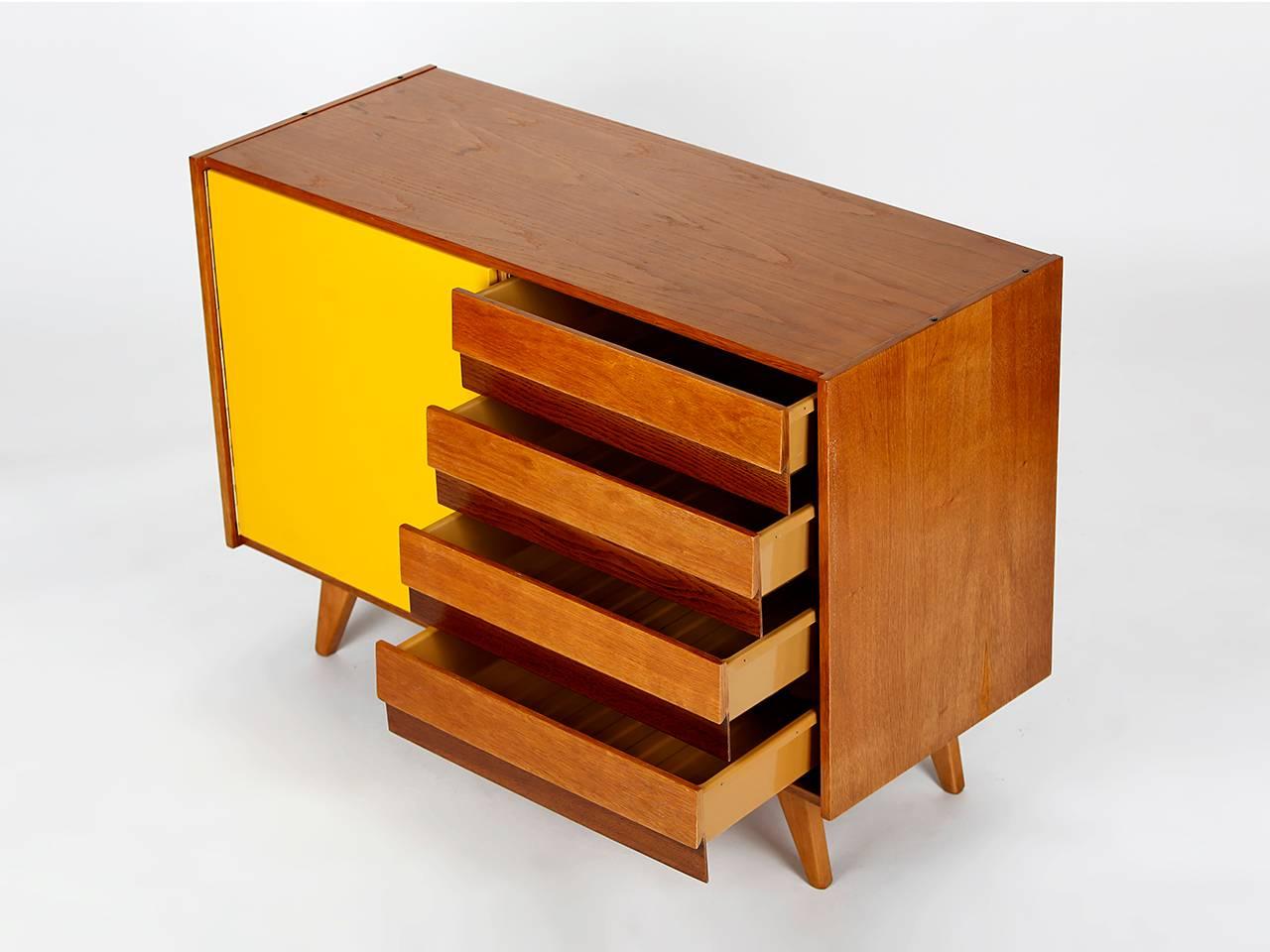 Czech Midcentury Sideboard by Jiri Jiroutek for Interier Praha, 1960s, Restored