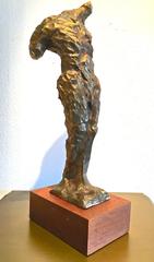 Bronze Figurative Nude Male Sculpture "Athlitis"