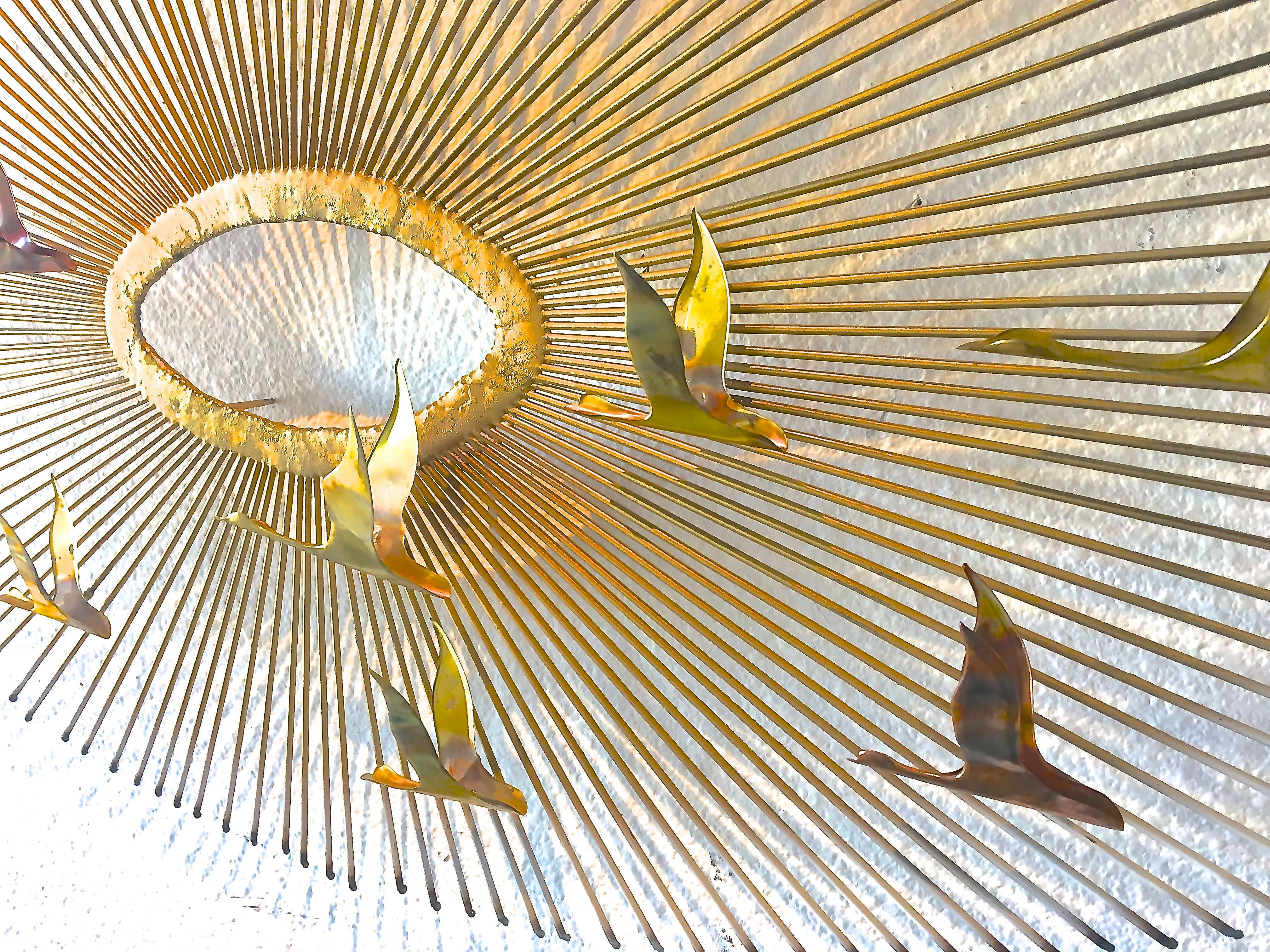 American Mid-Century Modern Wall Sculpture 