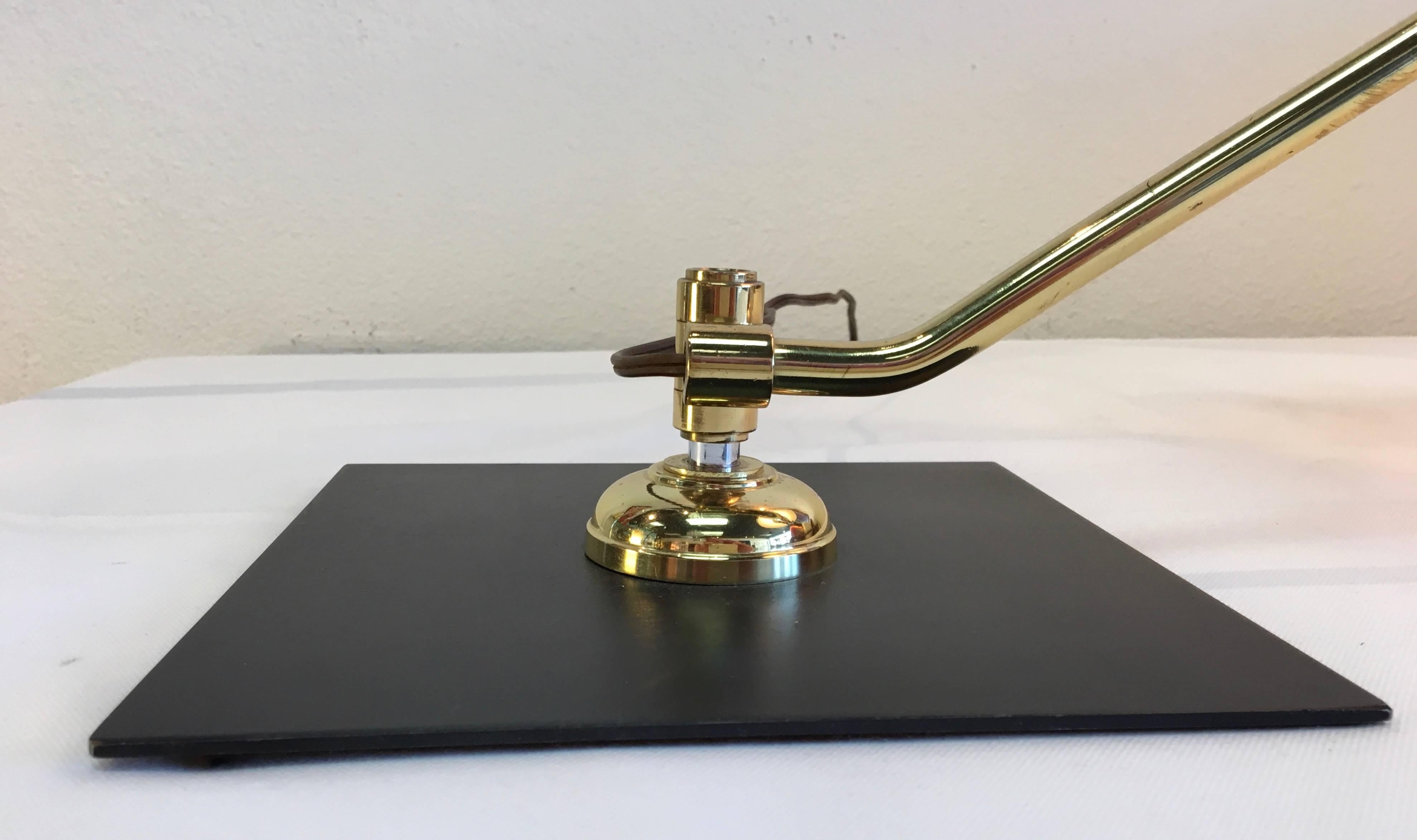 Polished Gerald Thurston Mid-Century Modern Lightolier Desk Lamp For Sale
