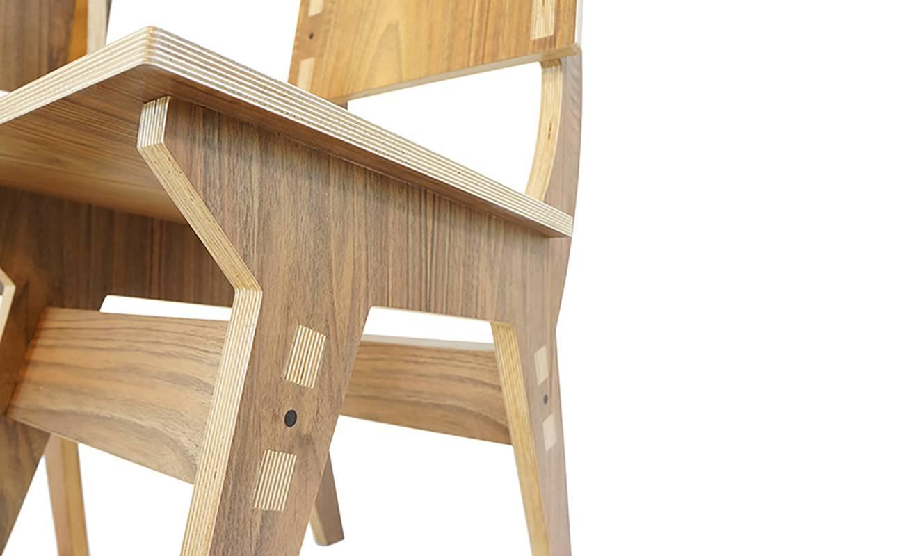 Modern Kinder Plywood Dining Chair For Sale