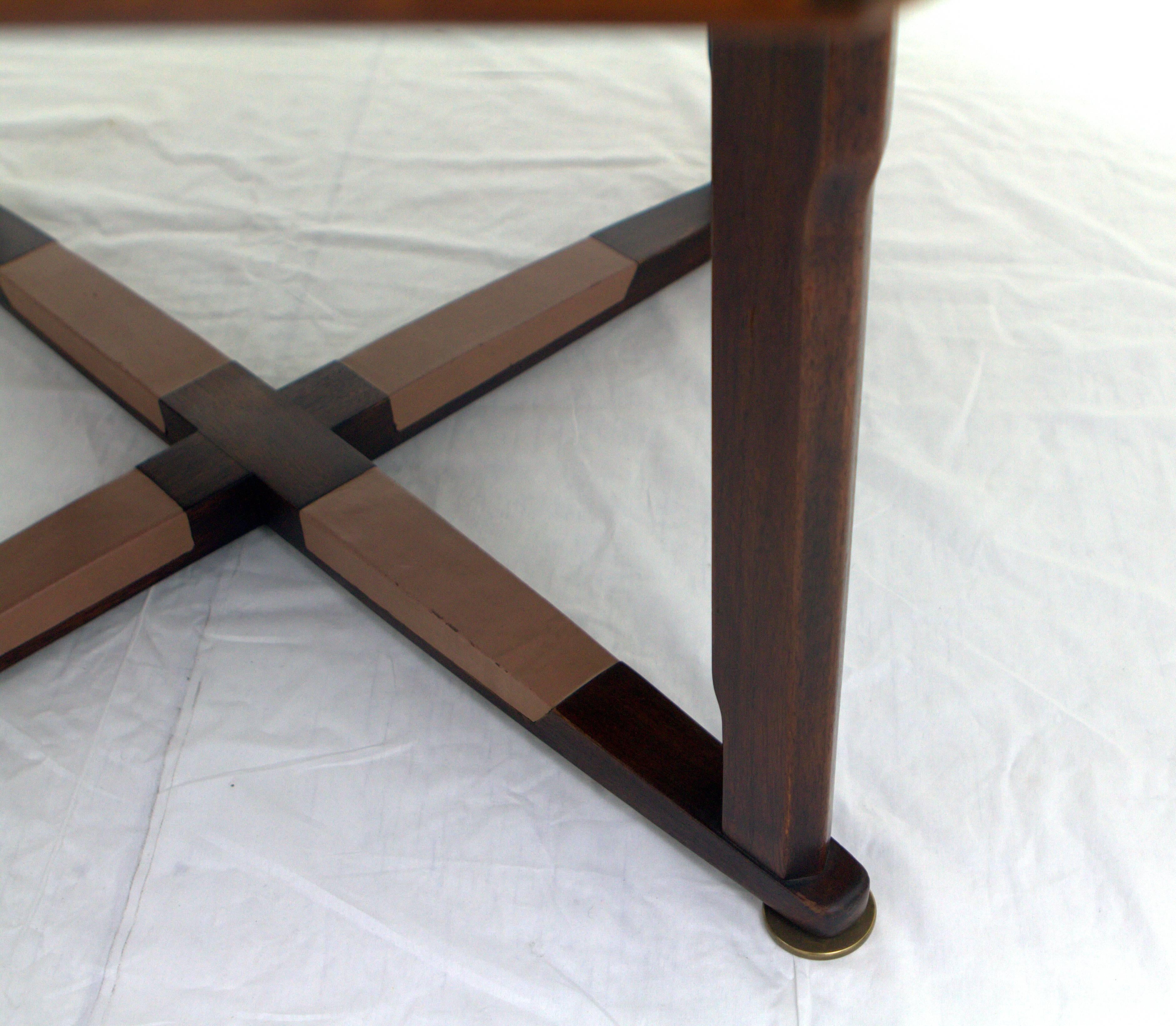 Leather Edward Wormley Janus Game Table