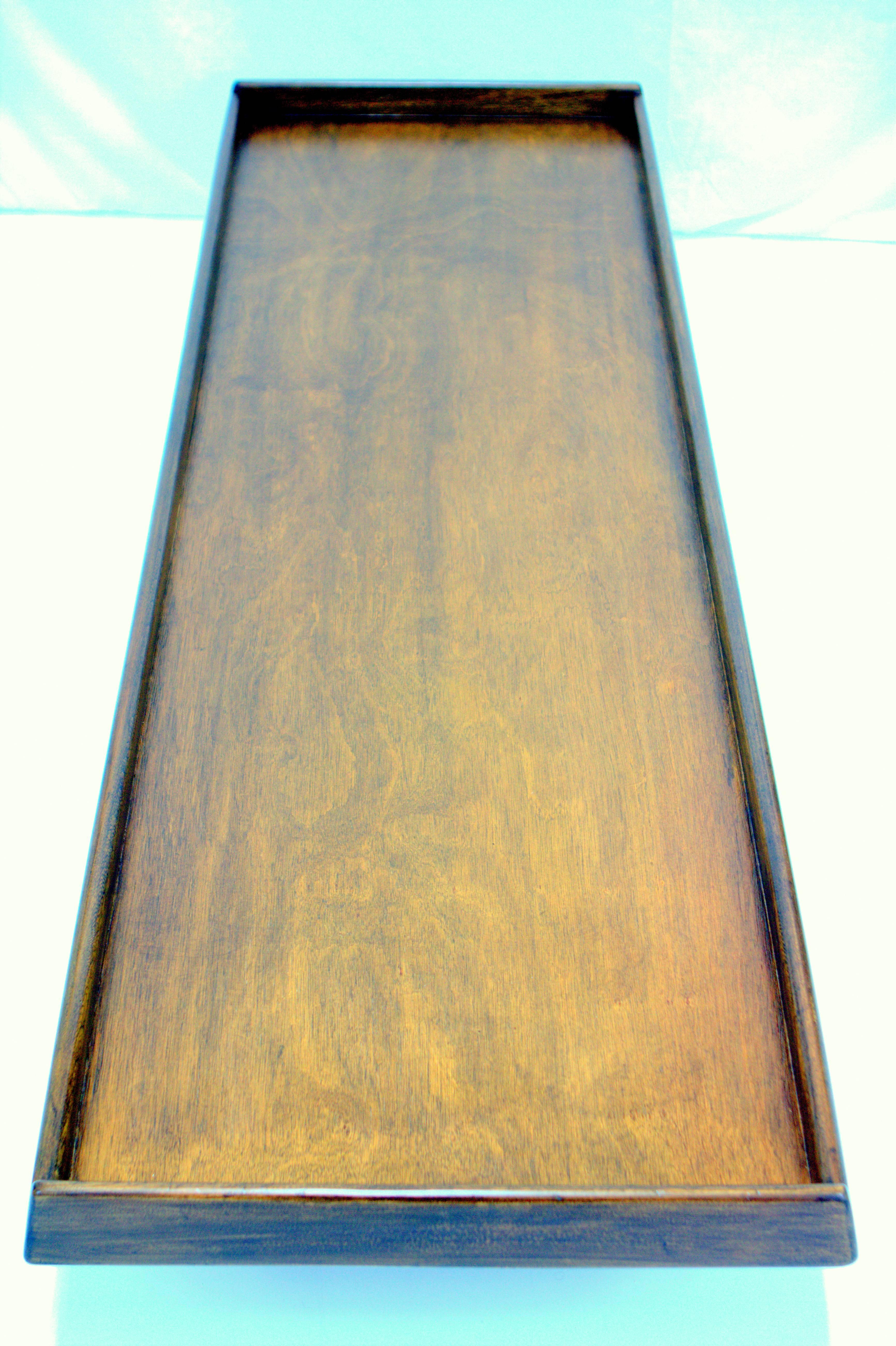 20th Century Mid-Century Long and Low Walnut Cocktail Table or Bench