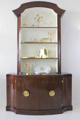 Stunning Paul Frankl Mahogany Bookcase, Dining Hutch
