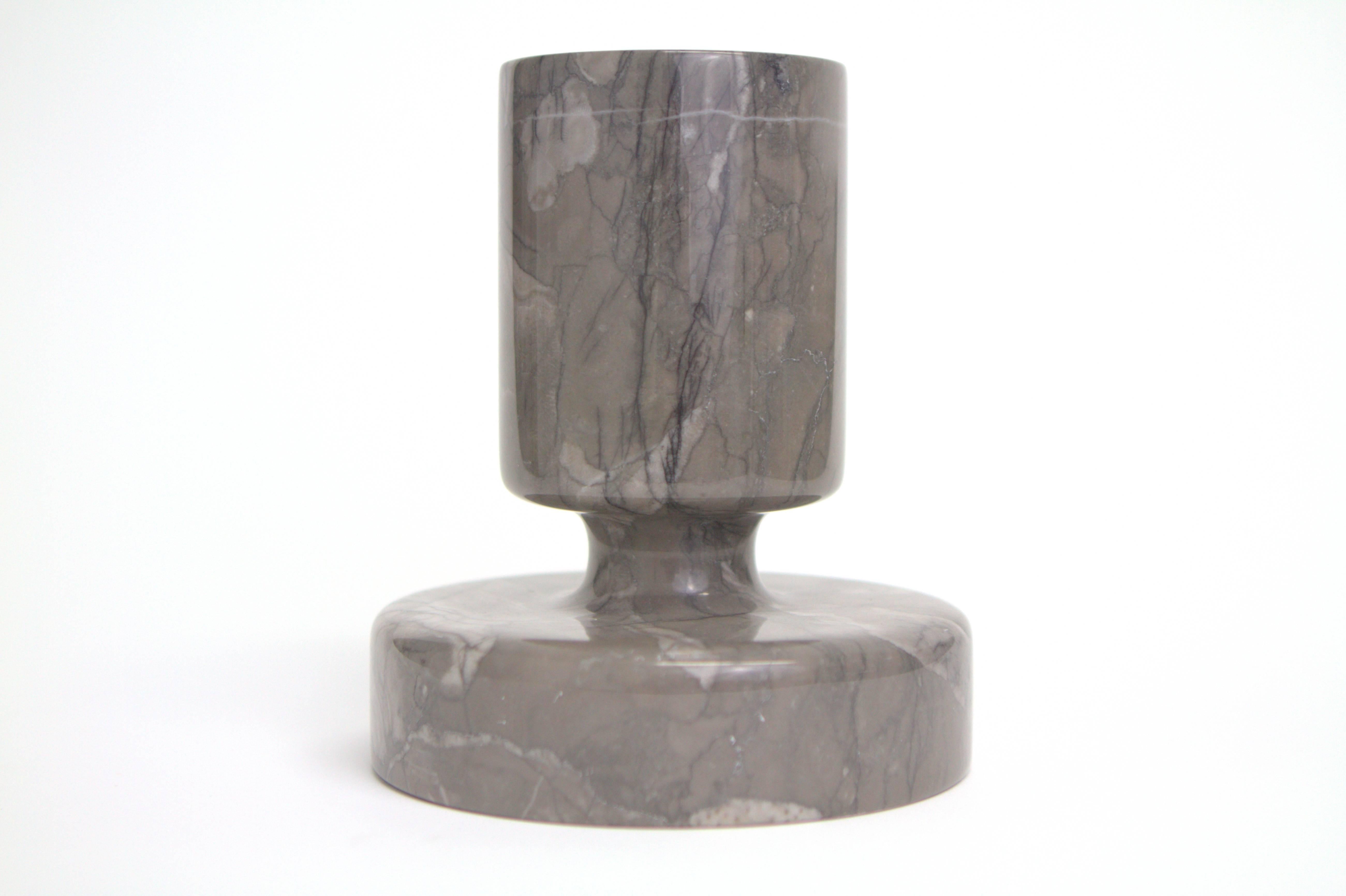 Late 20th Century Angelo Mangiarotti Marble Vase for Knoll