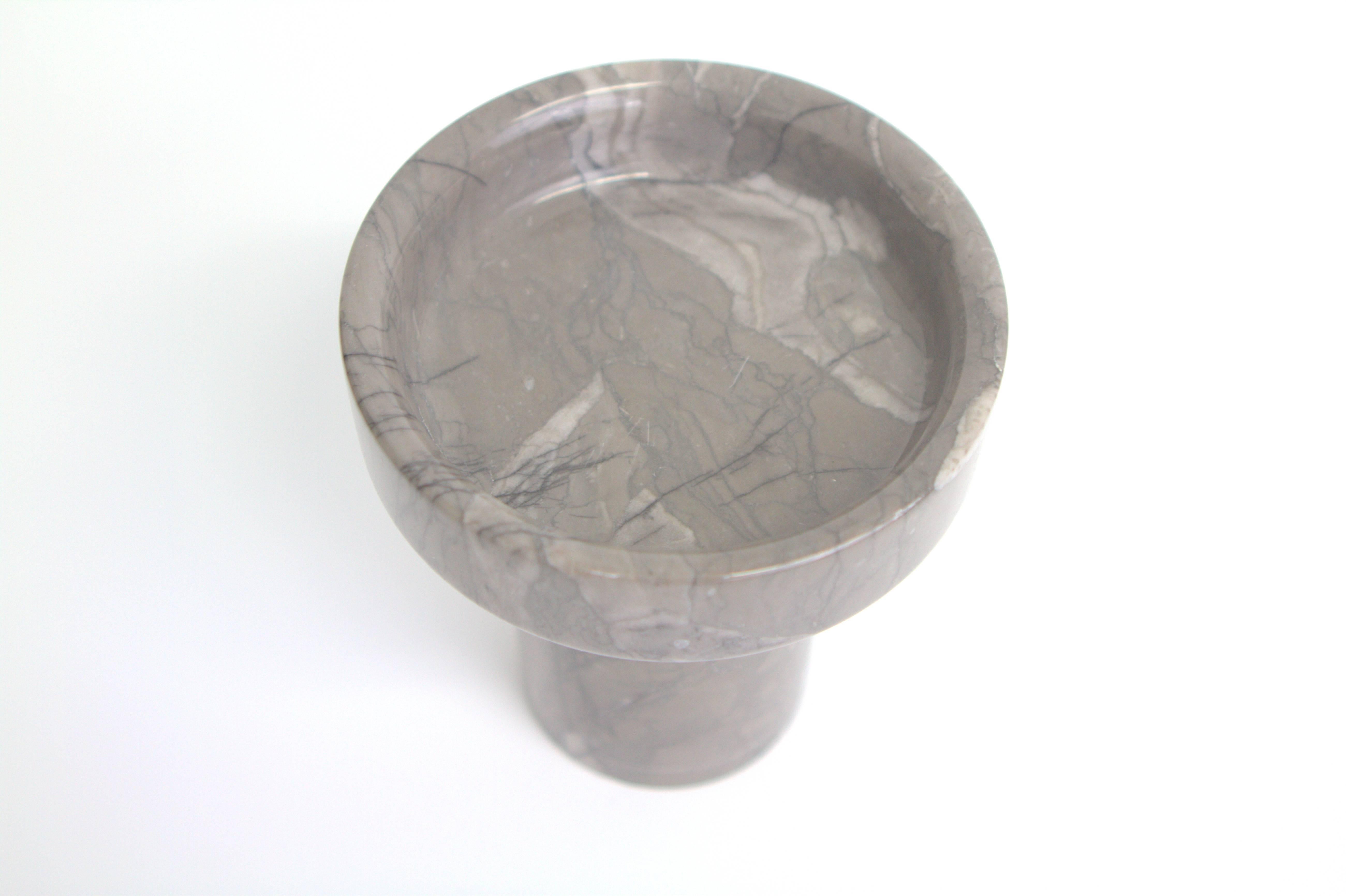 Minimalist Angelo Mangiarotti Marble Vase for Knoll
