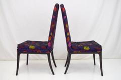 Erwin-Lambeth Tall Back Side Chairs, Pair