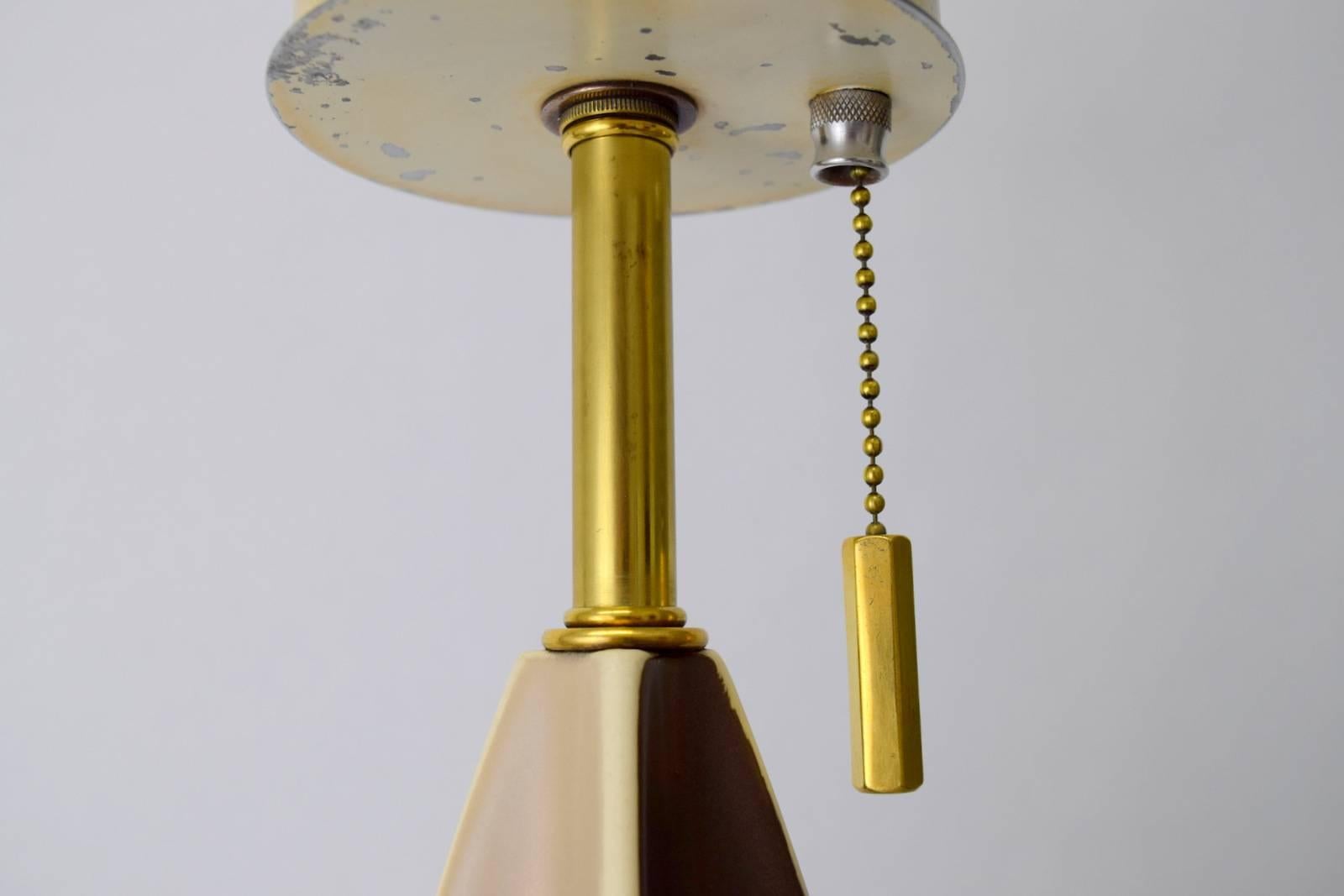 Stoneware Gerald Thurston Fin Lamp for Lightolier