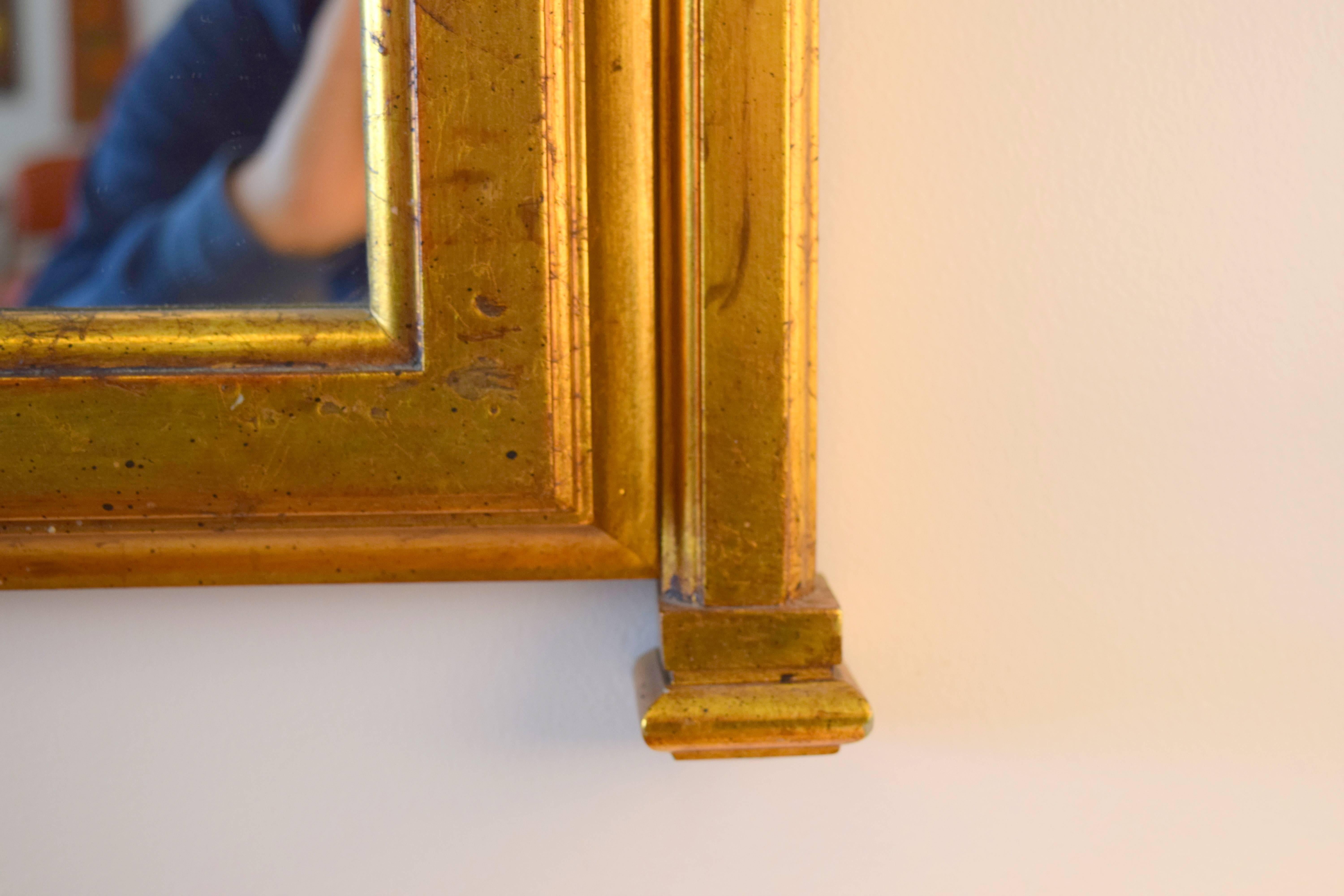 Unknown Hollywood Regency Gold Gilt Mirror For Sale