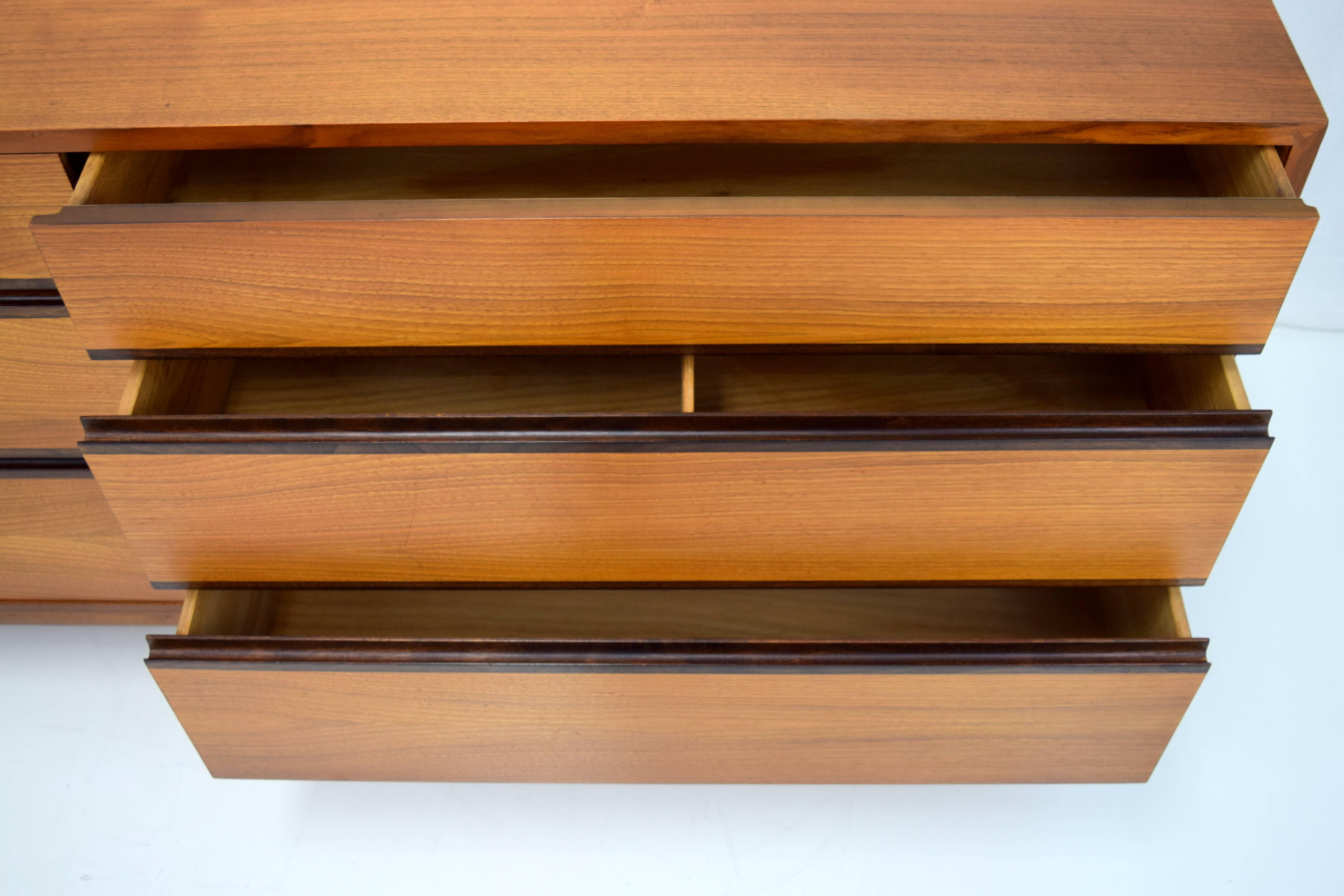 Walnut Dresser by Kipp Stewart for Calvin Furniture Company 3