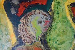 Aleksander Bozickovic, BOZ Abstract Figurative Oil Composition