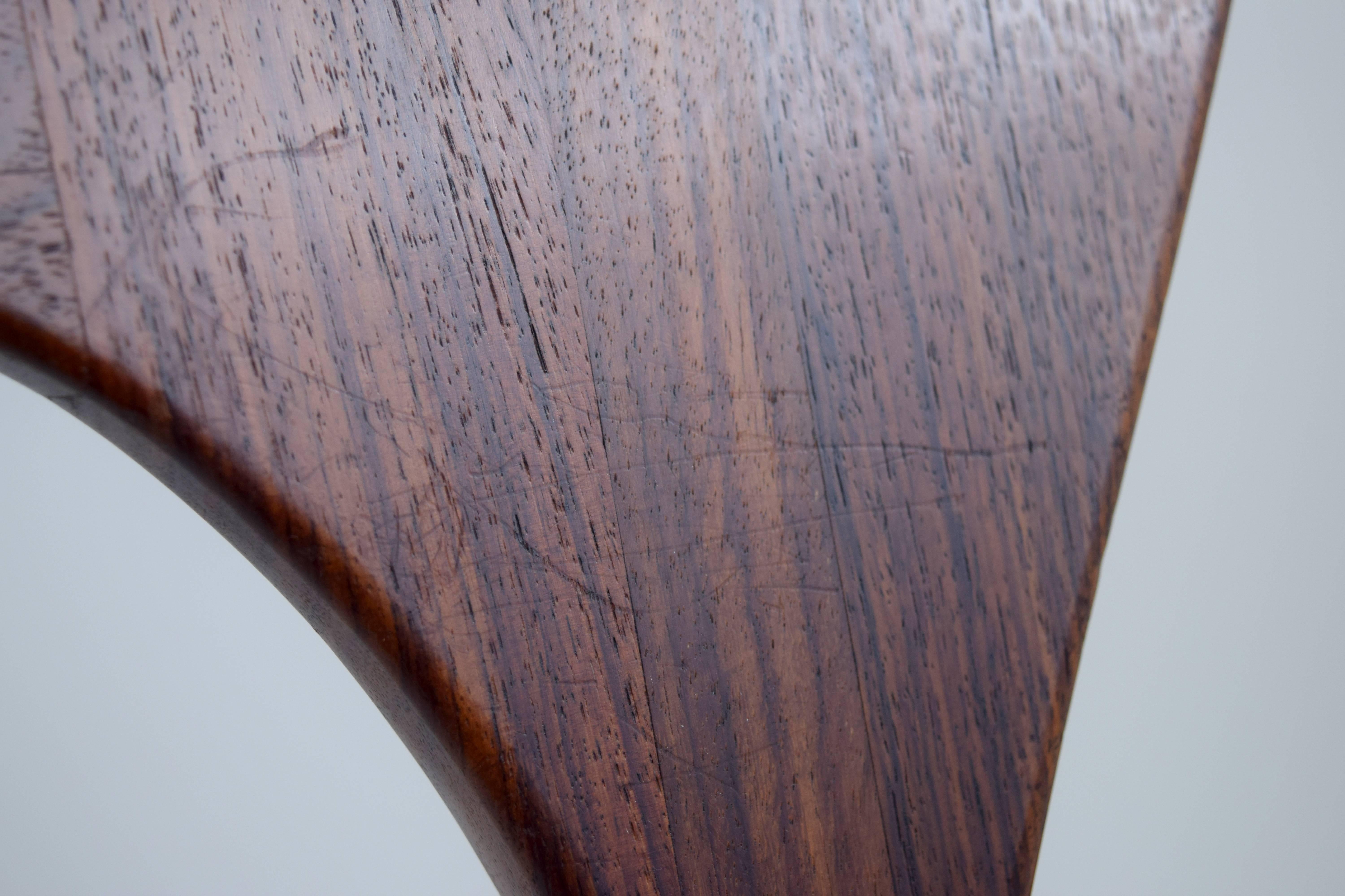 Niels Koefoed Set of Four Rosewood Peter Chairs For Sale 1