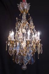 Late 19th Century Louis XV Style Ormolu and Crystal Chandelier by Baccarat