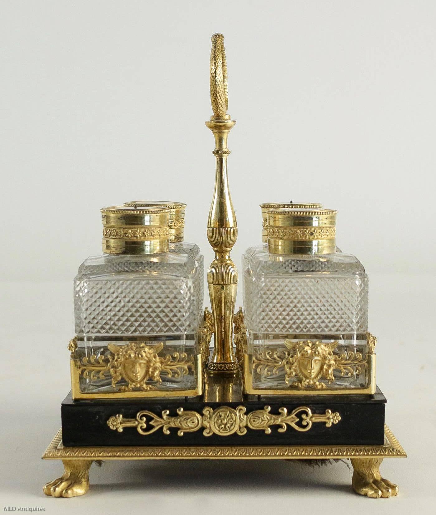 French Empire Period Fragrances Necessary Attributed to Ravrio, circa 1805-1810 In Excellent Condition In Saint Ouen, FR