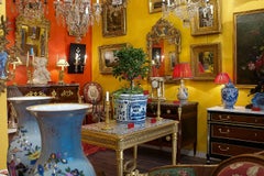 Nevers, French 18th Century, Large Faience Orange Pot