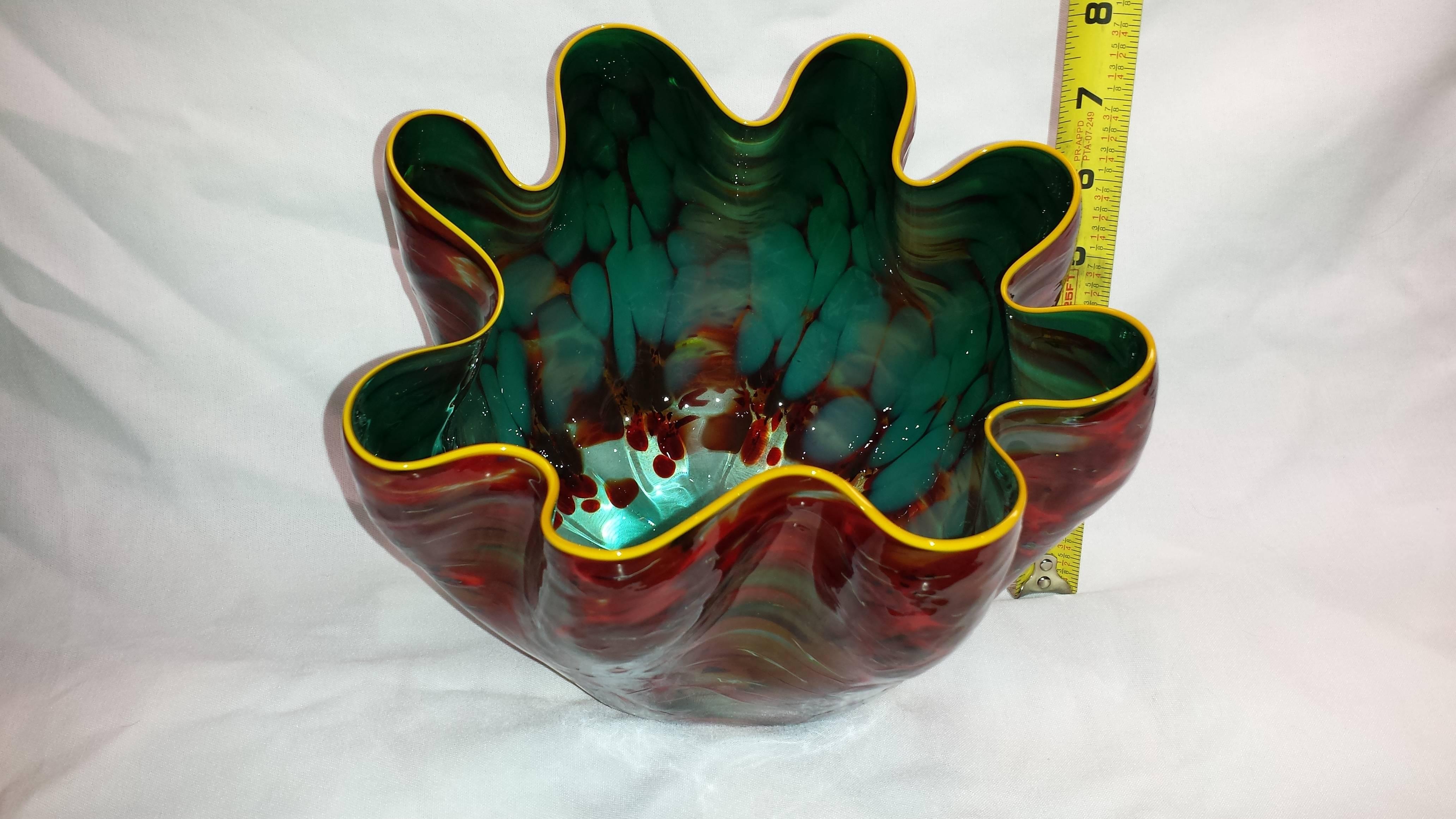 Contemporary Dale Chihuly, Firefly Macchia for Portland Press, Studio Edition, 2008, Signed