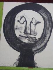 Rufino Tamayo "Cara De Luna (Moon Face)", 1964, Lithograph, Signed