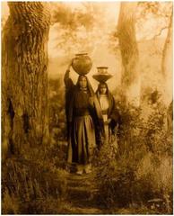 Edward S. Curtis "Taos Water Girls", Taken 1905, Printed 2008, Contemporary