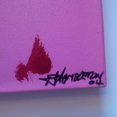 Richard Hambleton, "Broken Heart, " 2004, Diptych, Mixed-Media on Canvas, Signed