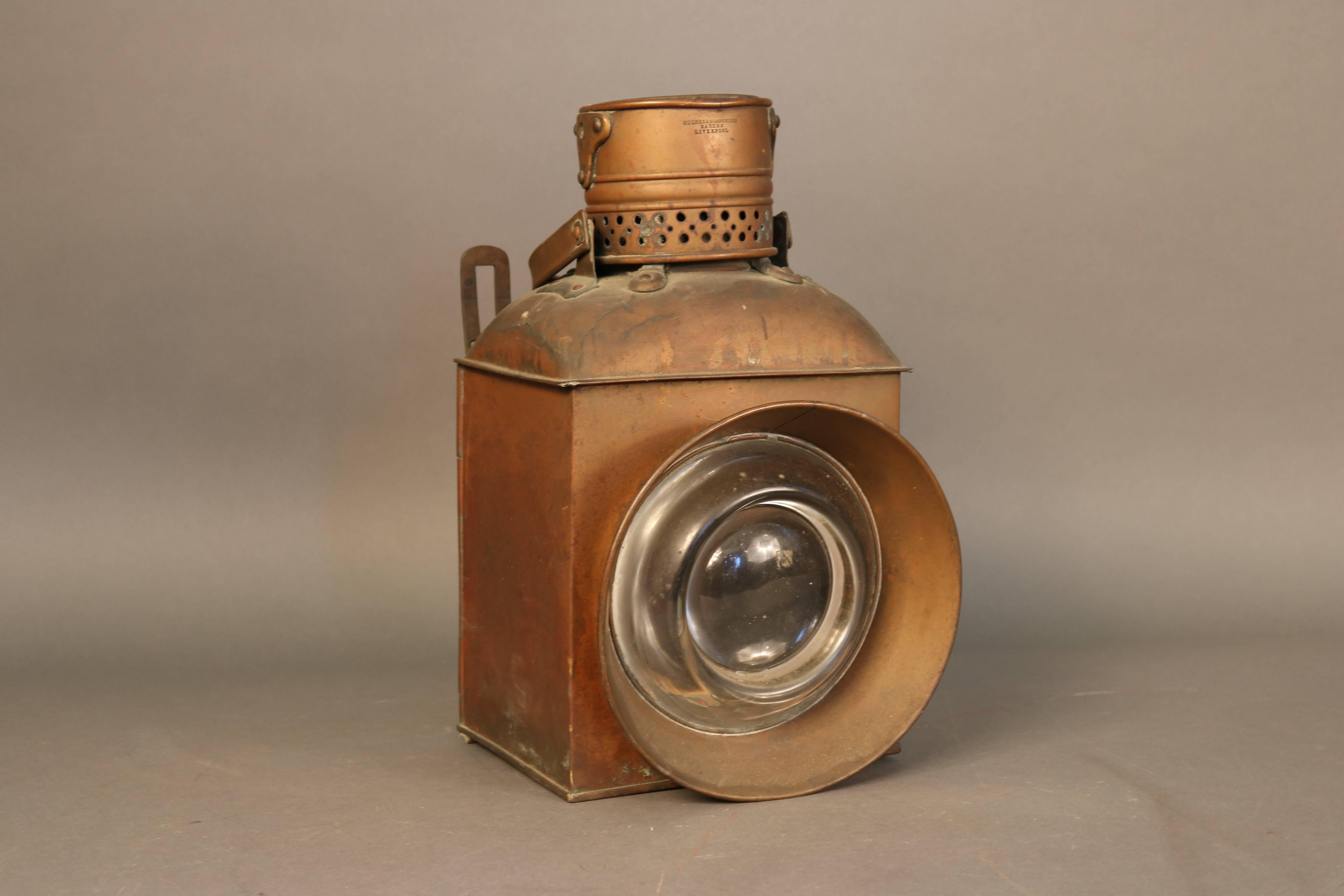 20th Century 19th Century Copper Signal Lanterns