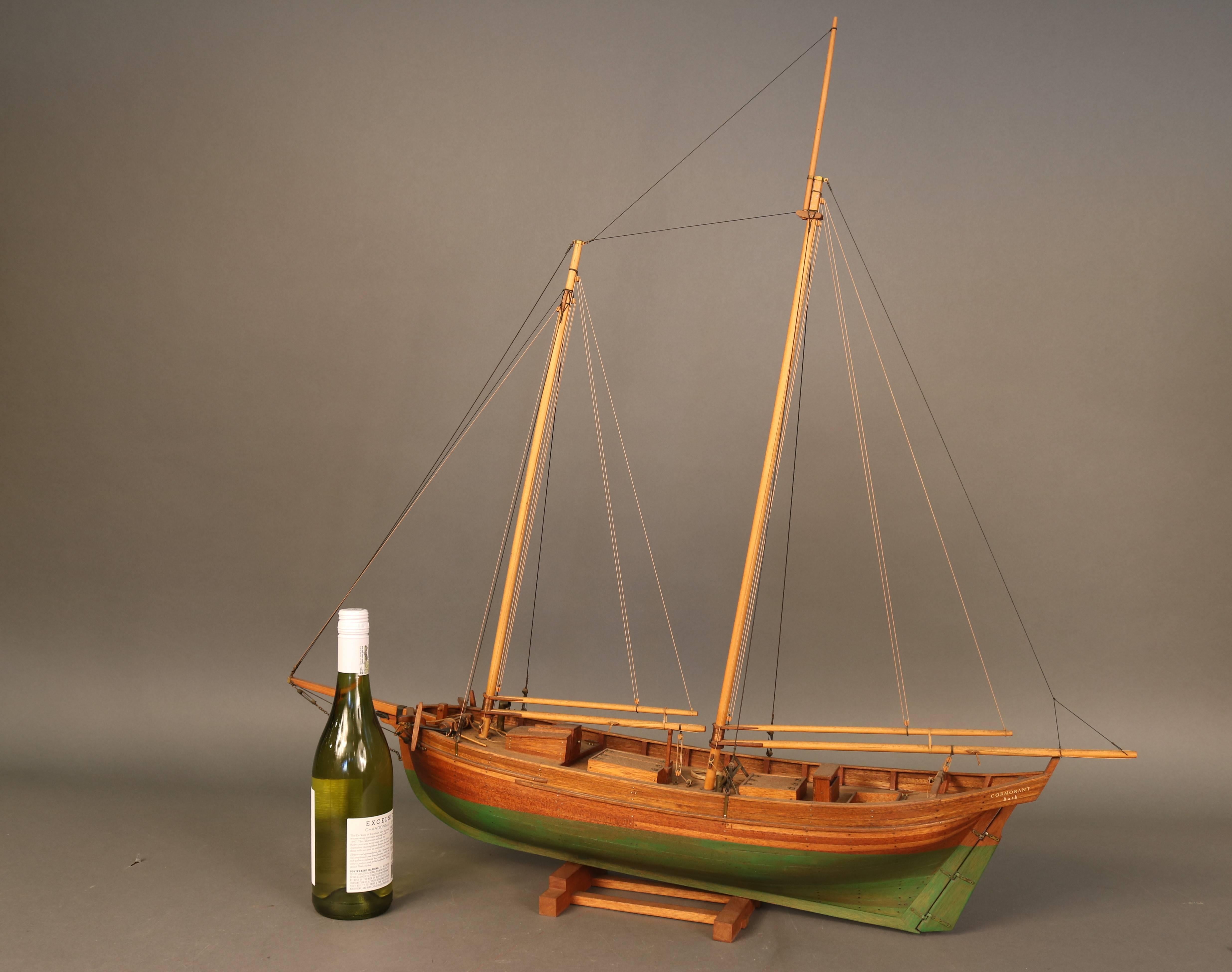 Eastport Pinky Ship Model by Robert Innis For Sale 3