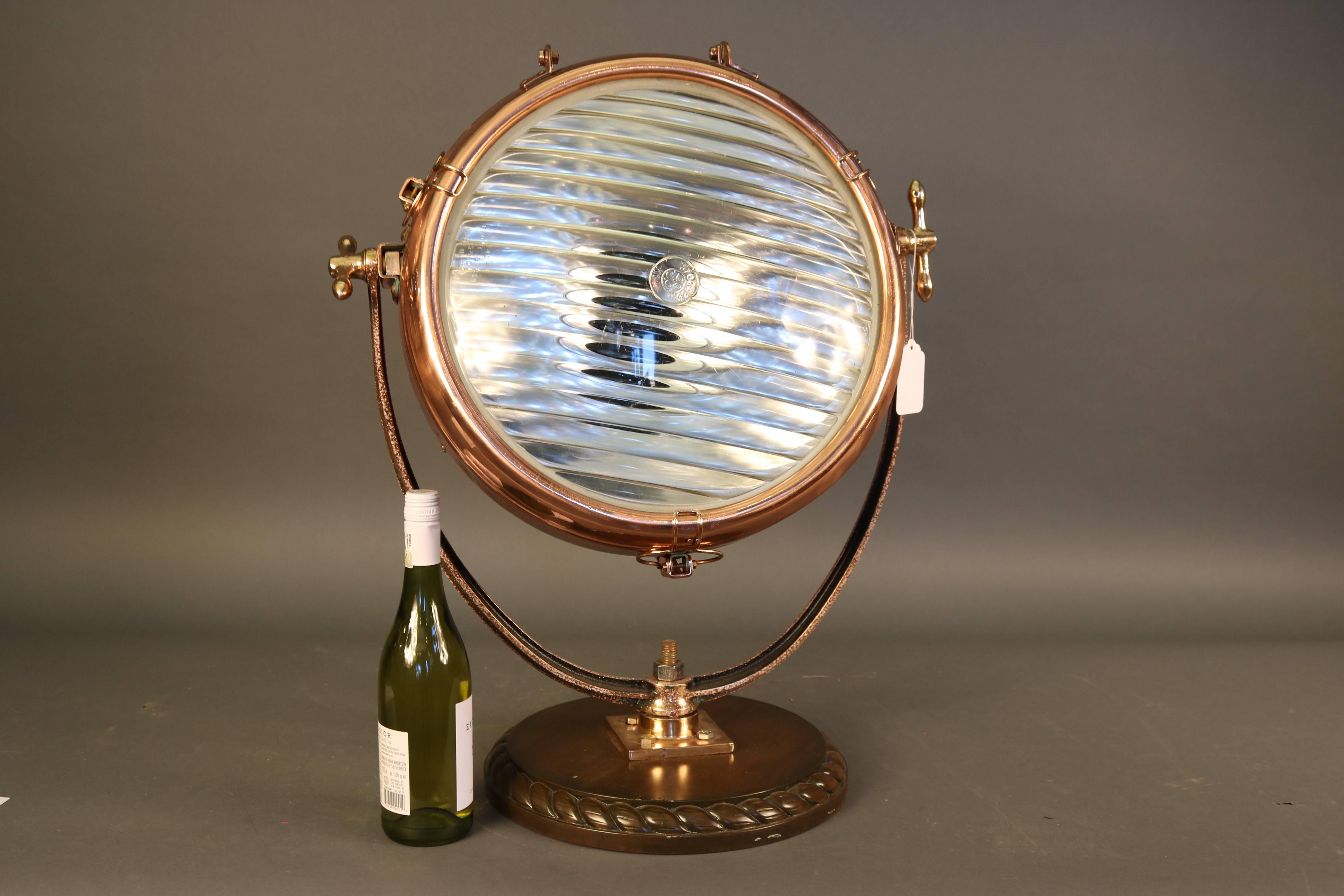 20th Century Authentic Spotlight of Copper by Ge