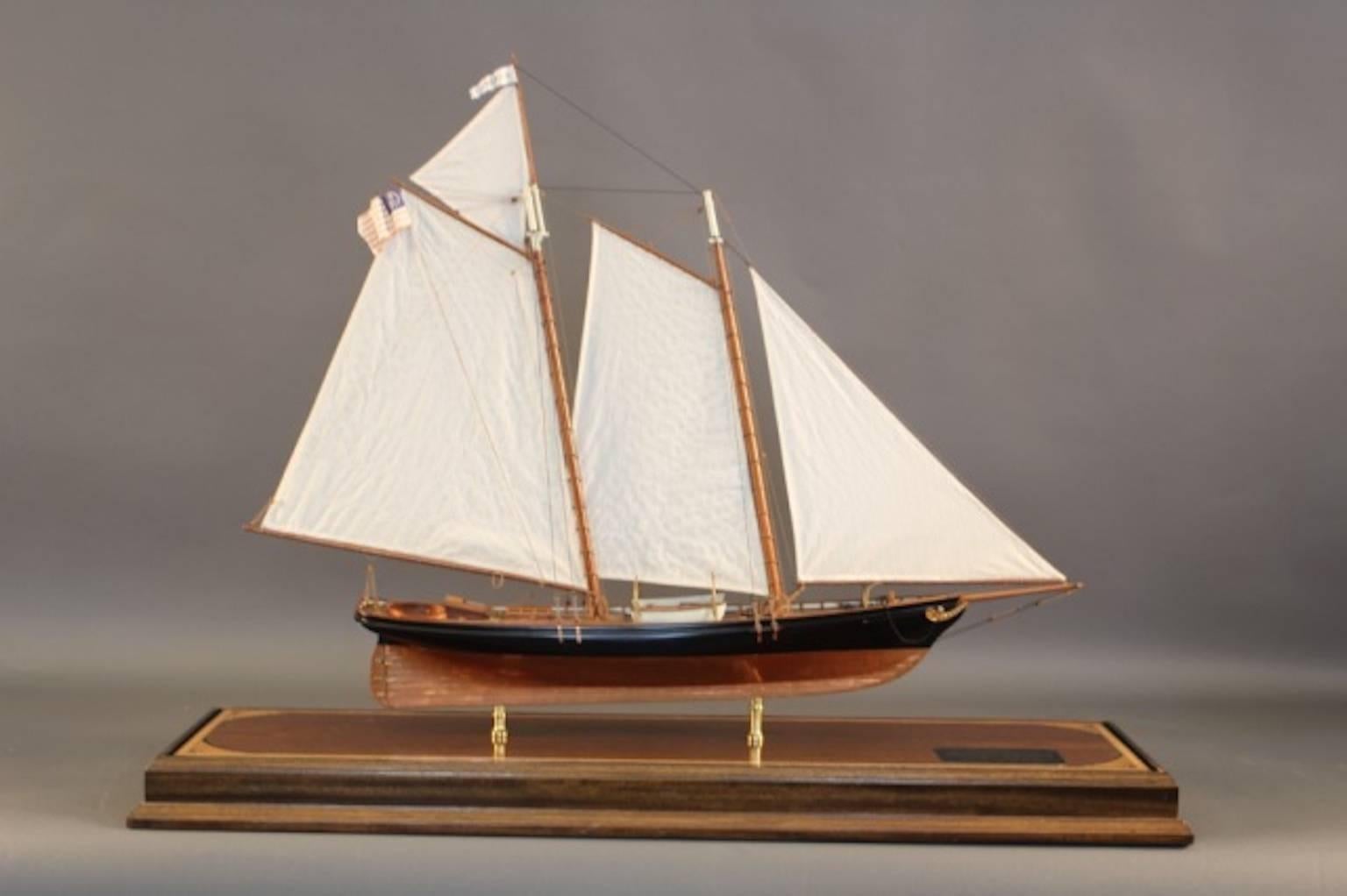 Model of the Schooner Yacht 