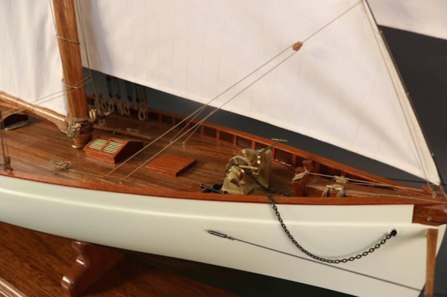 Model of the America's Cup 
