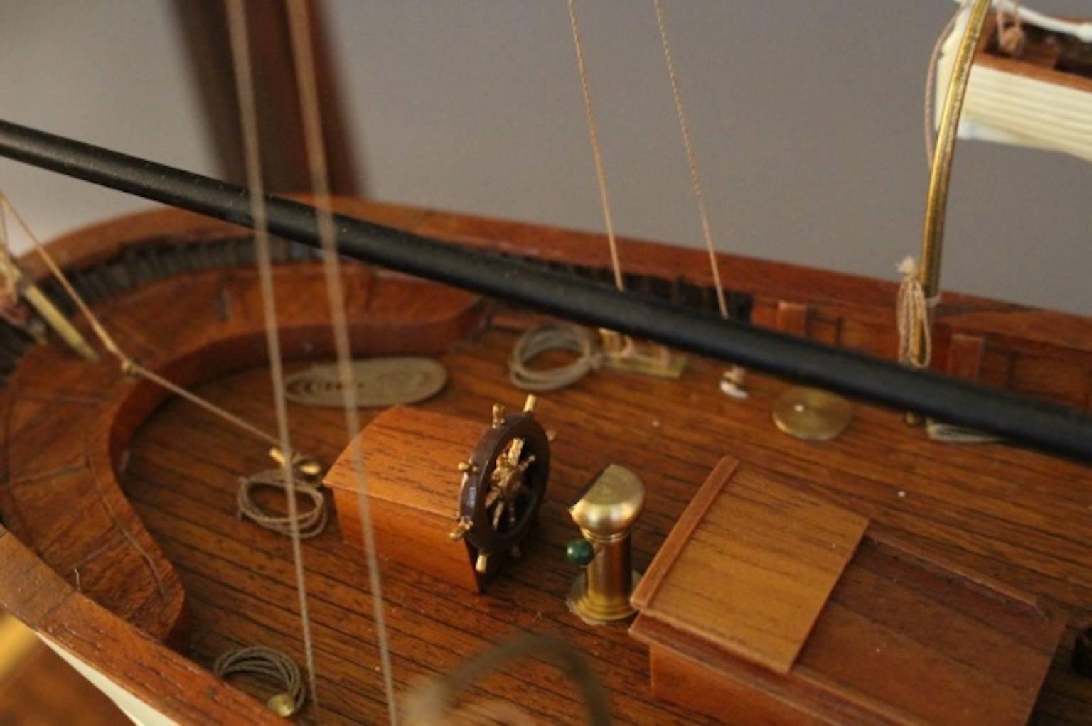 Model of the Steam Yacht 