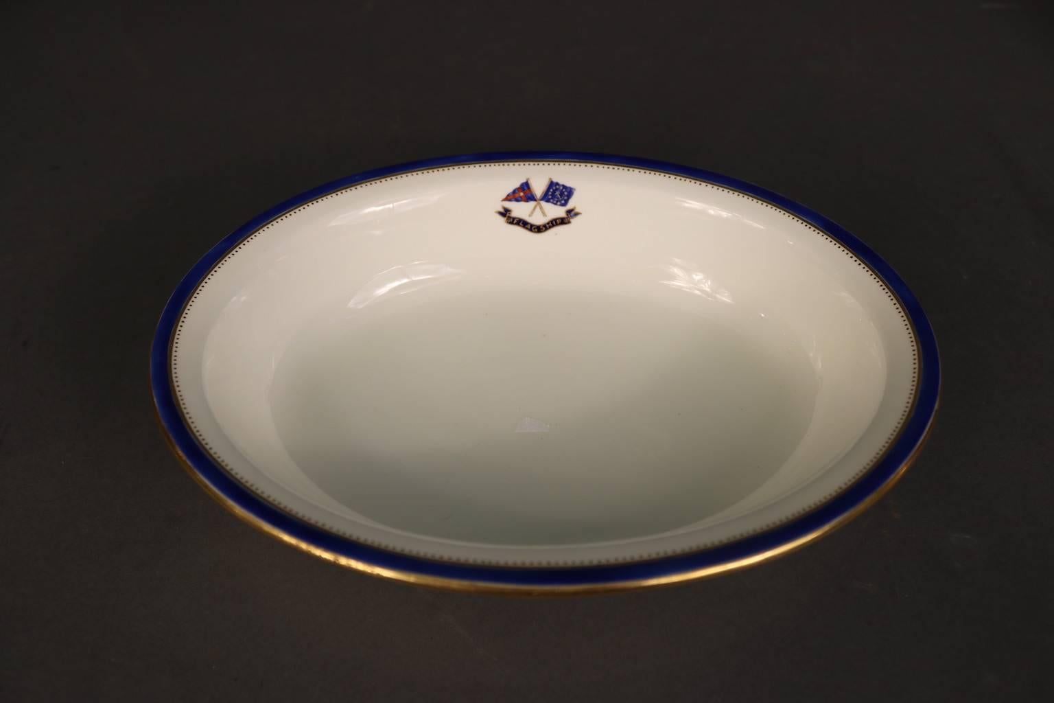 Large Vegetable Bowl, J. Pierpont Morgan's Personal Dinnerware, circa 1890 In Good Condition For Sale In Norwell, MA