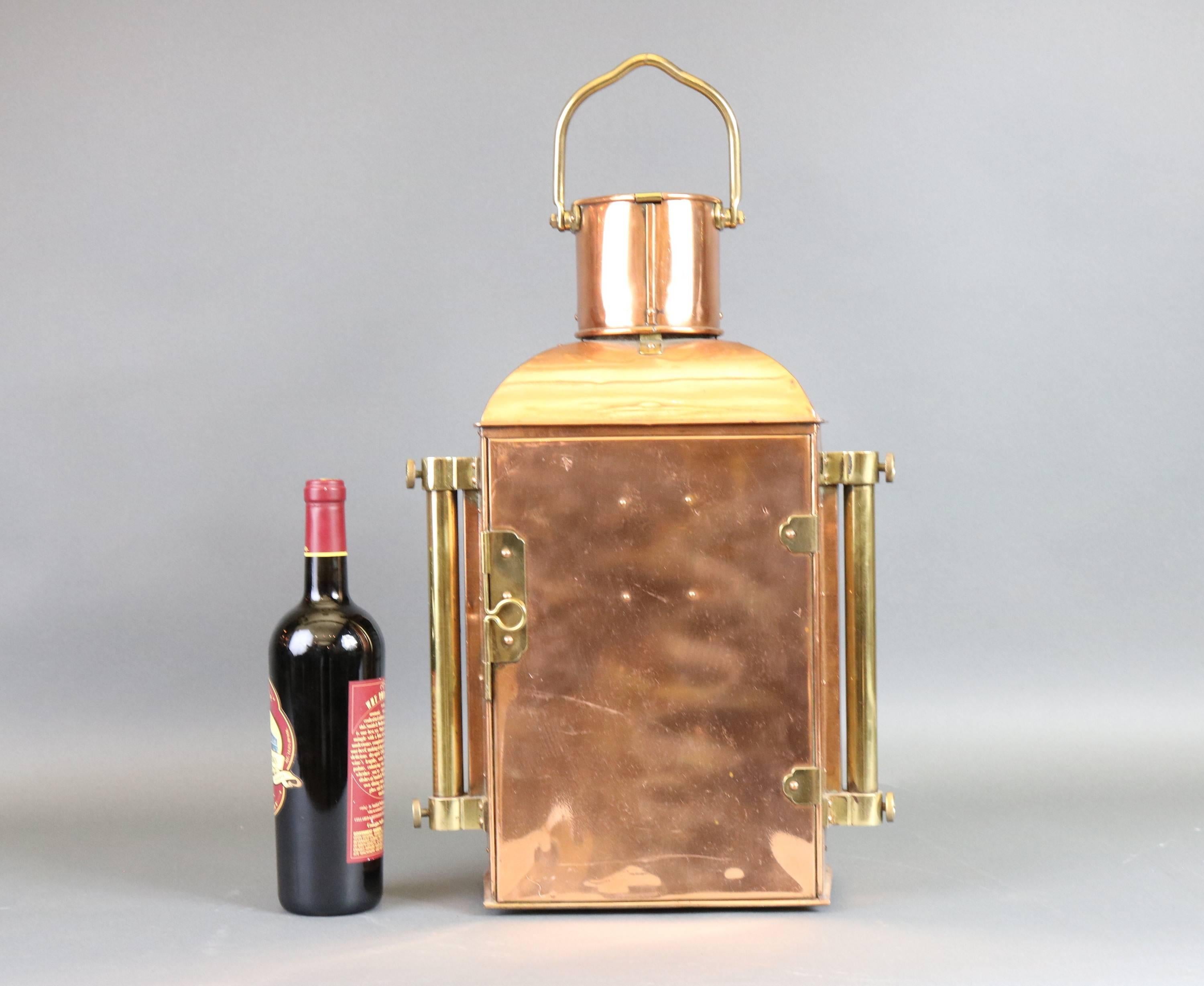20th Century Solid Copper Masthead Light For Sale