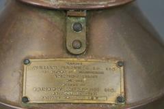 Copper Anchor Lantern, Midcentury