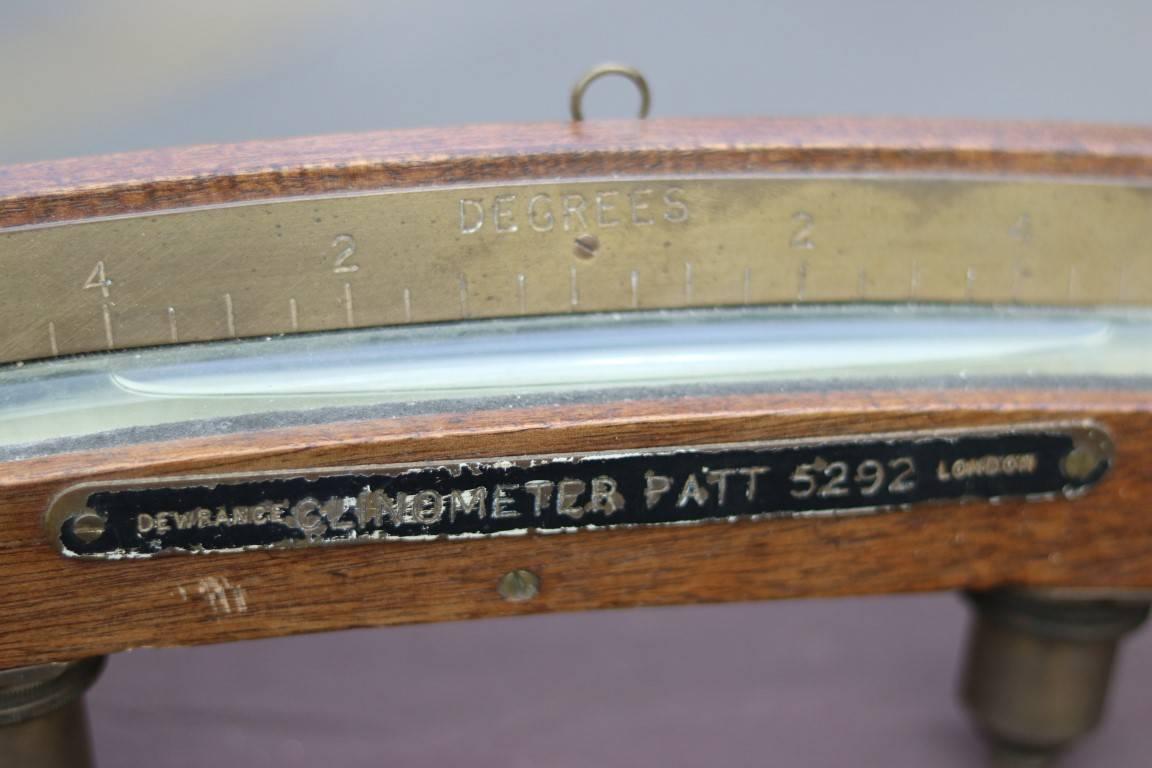 Clinometer by Dewrance, London. Dimensions: 22" L.