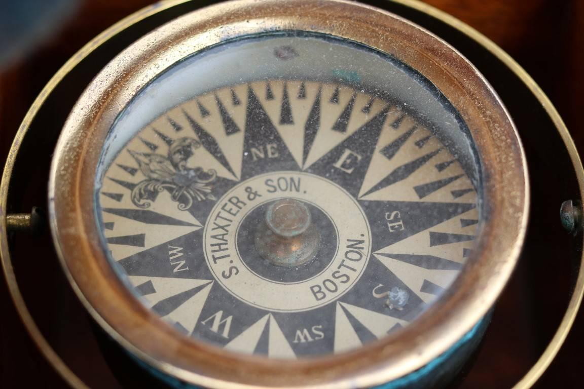 Antique Box Compass by Thaxter 1