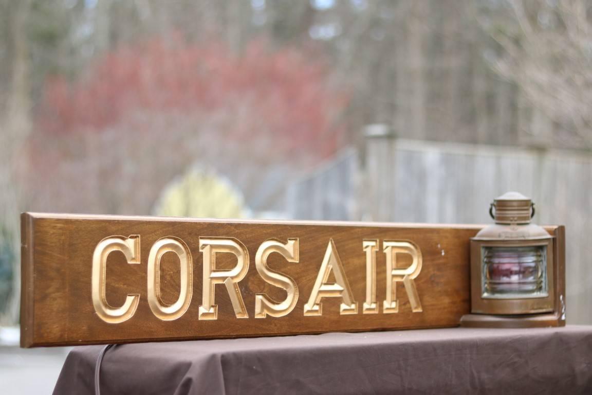 19th Century Corsair Nameboard