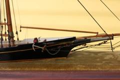 Early Schooner Model Diorama- Florence of Providence