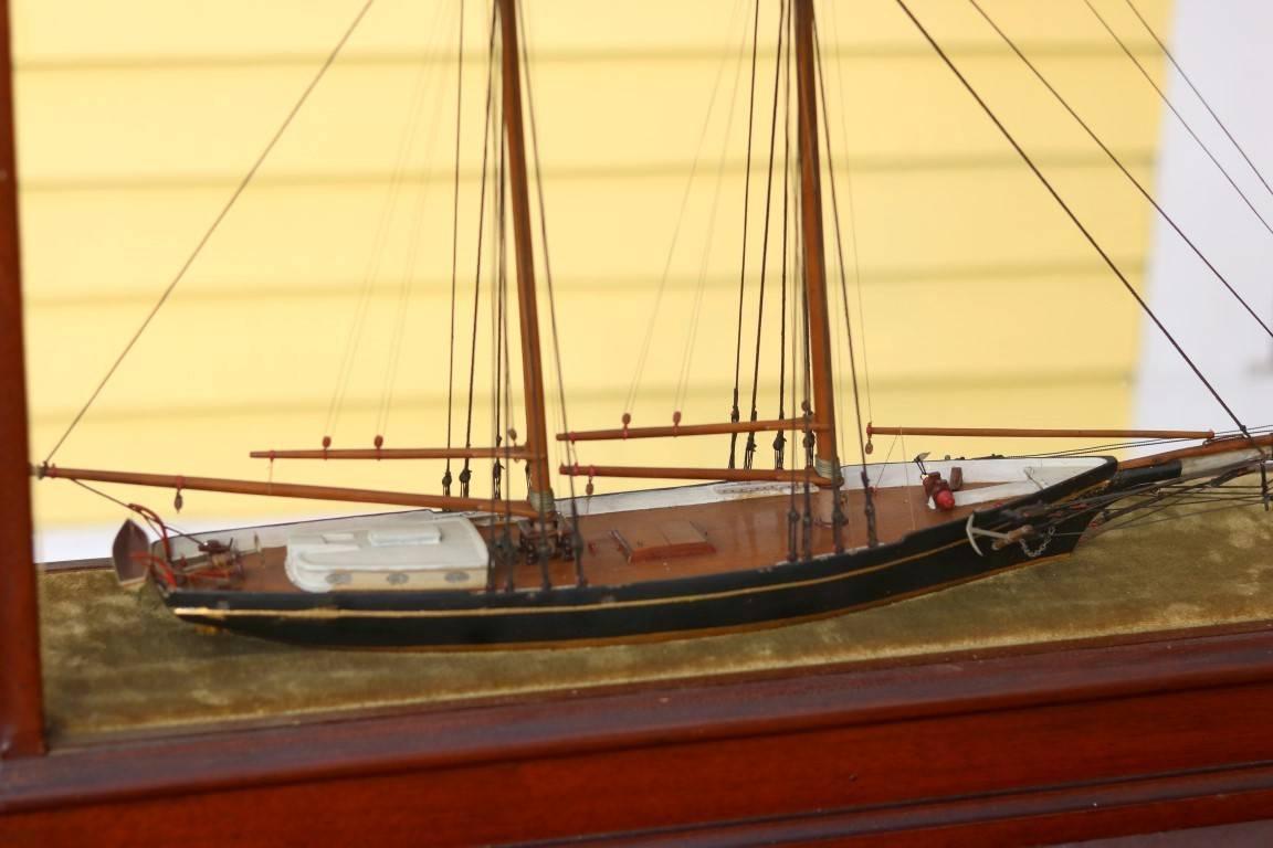 Early Schooner Model Diorama- Florence of Providence For Sale 2